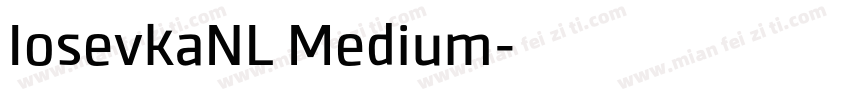 IosevkaNL Medium字体转换